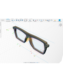 XLab FRAME Cut Fusion360 Module for BeSpoke Optical Frame conception
