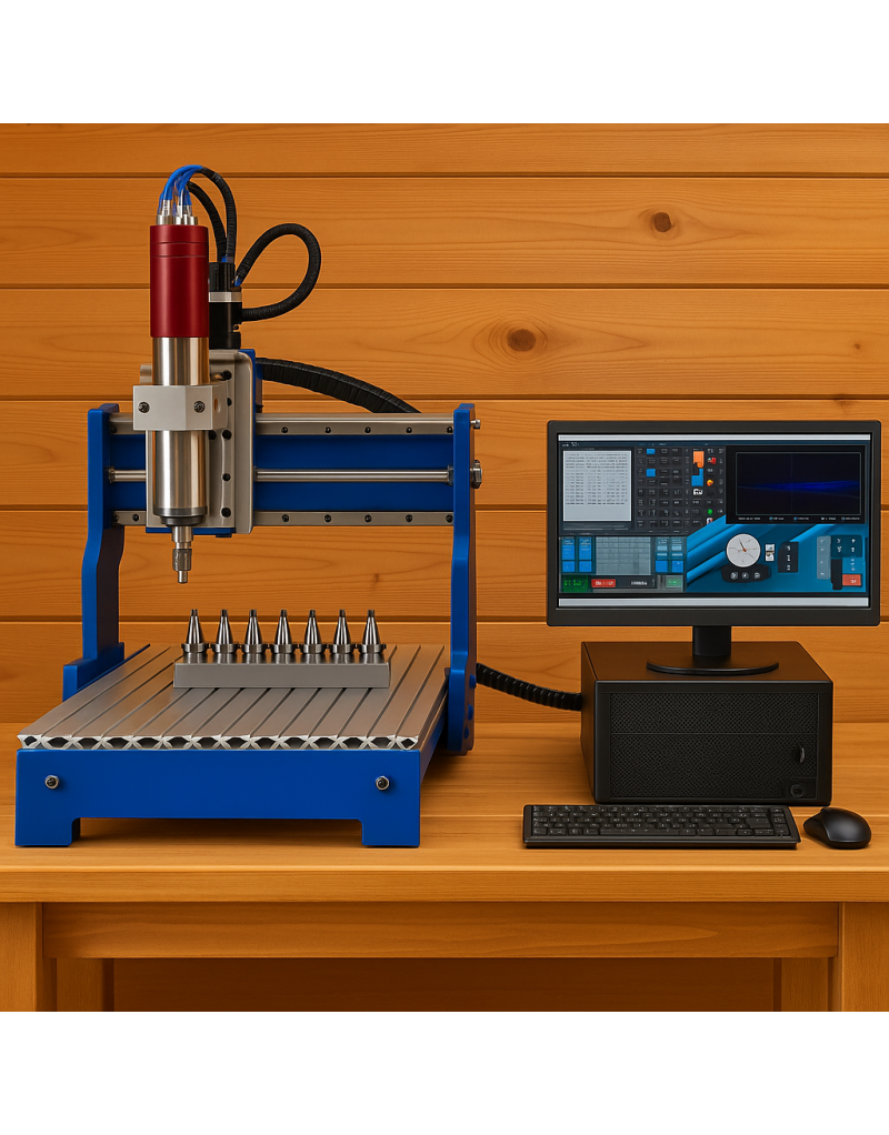 CNC 3 Ejes con Autocambiador ISO20 2500vacios